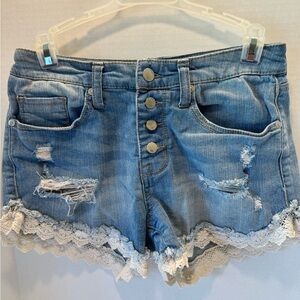 Mossimo Denim Shorts, Size 4/27, Light Blue